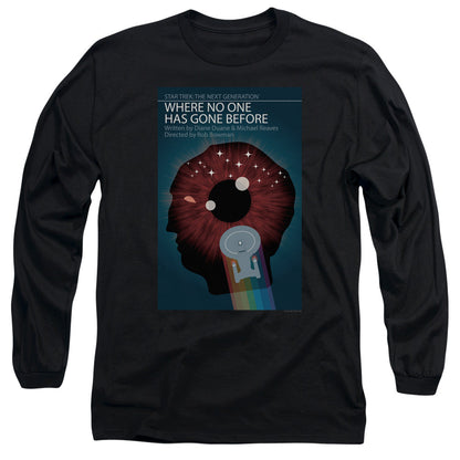 Star Trek Tng Season 1 Episode 6 Mens Long Sleeve Shirt Black Officially Licensed Officially Licensed
