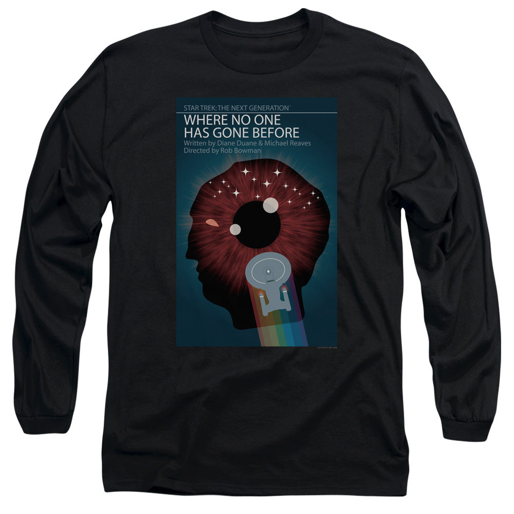 Star Trek Tng Season 1 Episode 6 Mens Long Sleeve Shirt Black Officially Licensed Officially Licensed