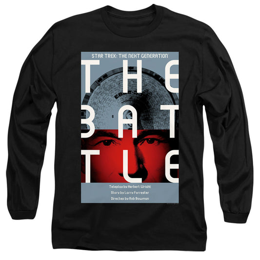 Star Trek Tng Season 1 Episode 9 Mens Long Sleeve Shirt Black Officially Licensed Officially Licensed