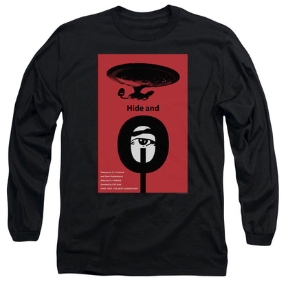 Star Trek Tng Season 1 Episode 10 Mens Long Sleeve Shirt Black Officially Licensed Officially Licensed
