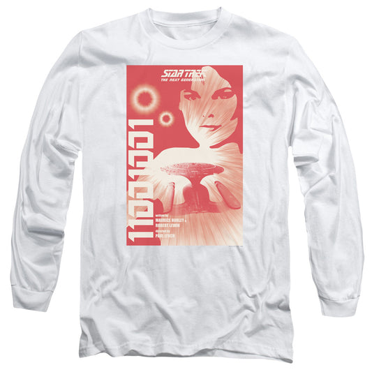 Star Trek Tng Season 1 Episode 15 Mens Long Sleeve Shirt White Officially Licensed Officially Licensed