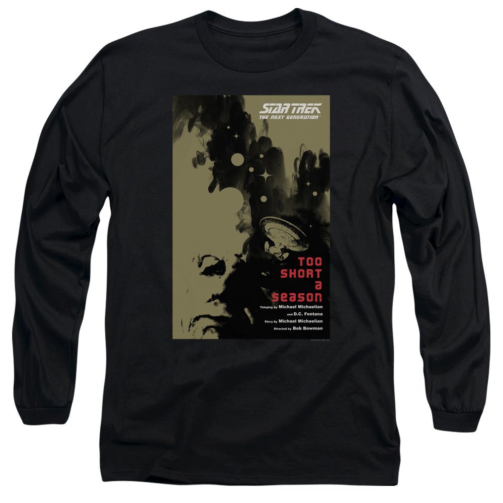 Star Trek Tng Season 1 Episode 16 Mens Long Sleeve Shirt Black Officially Licensed Officially Licensed