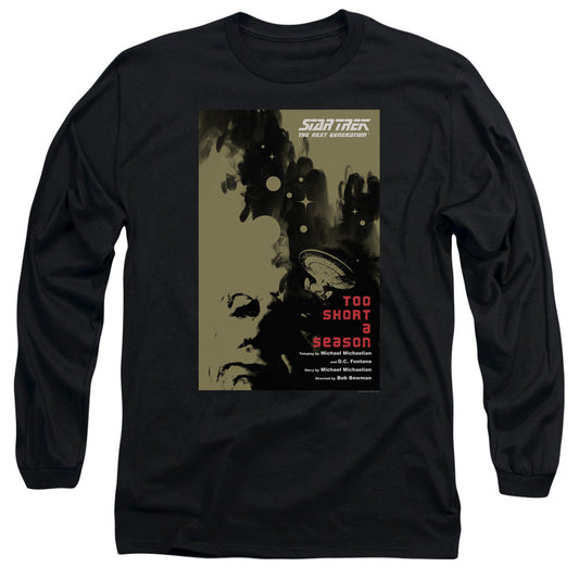 Star Trek Tng Season 1 Episode 16 Mens Long Sleeve Shirt Black Officially Licensed Officially Licensed