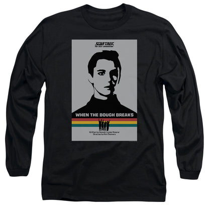 Star Trek Tng Season 1 Episode 17 Mens Long Sleeve Shirt Black Officially Licensed Officially Licensed