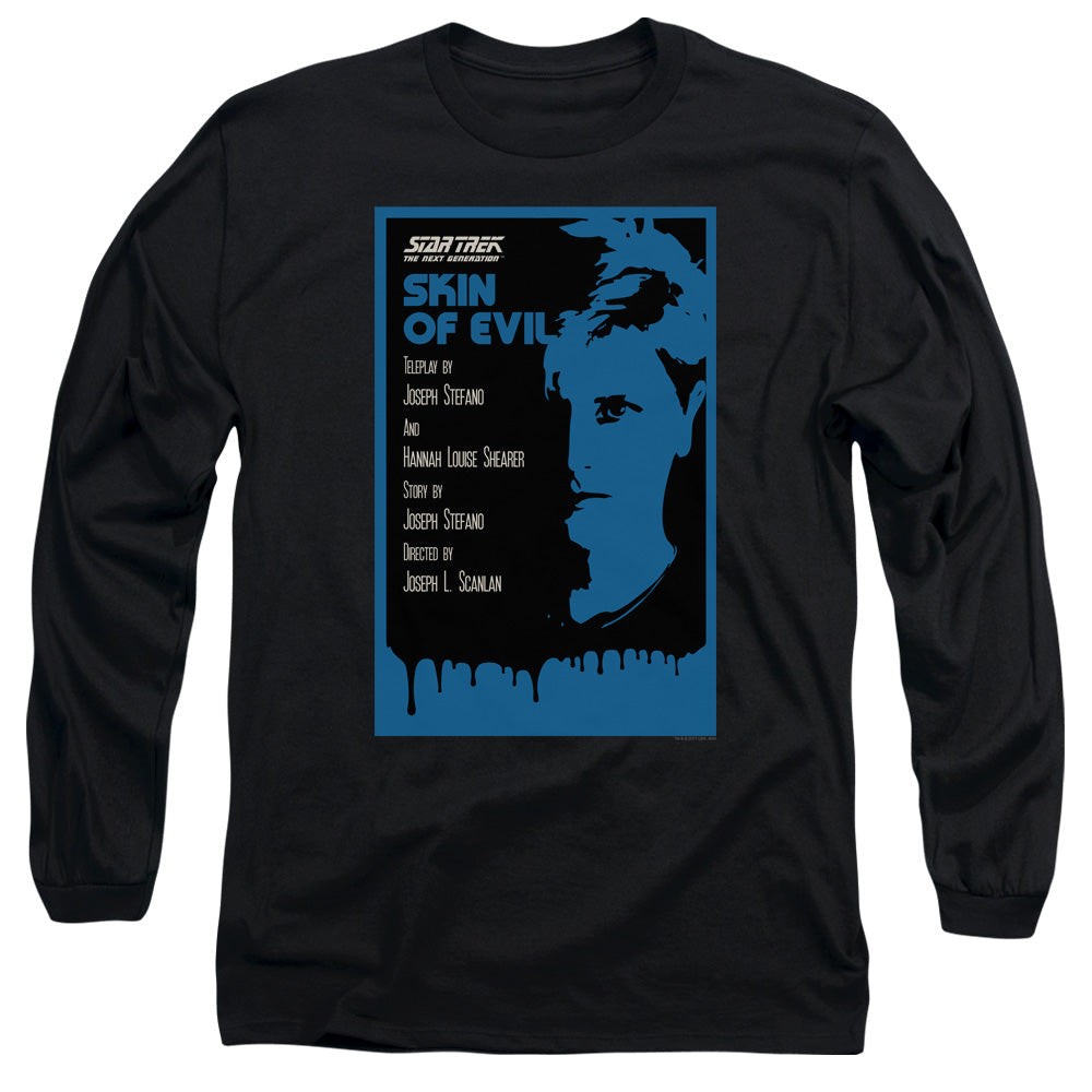 Star Trek Tng Season 1 Episode 23 Mens Long Sleeve Shirt Black Officially Licensed Officially Licensed