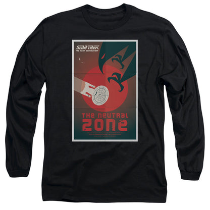 Star Trek Tng Season 1 Episode 26 Mens Long Sleeve Shirt Black Officially Licensed Officially Licensed