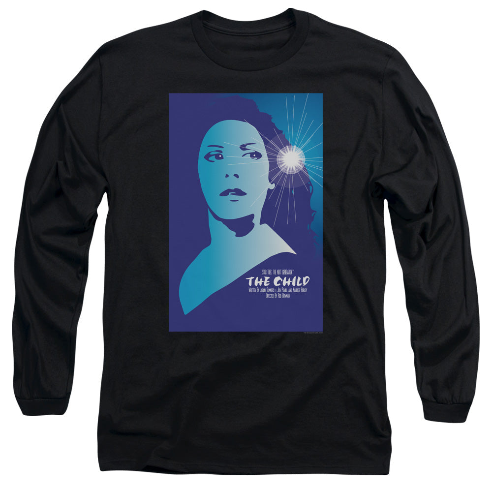 Star Trek Tng Season 2 Episode 1 Mens Long Sleeve Shirt Black Officially Licensed Officially Licensed