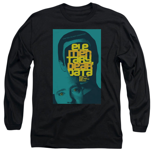 Star Trek Tng Season 2 Episode 3 Mens Long Sleeve Shirt Black Officially Licensed Officially Licensed