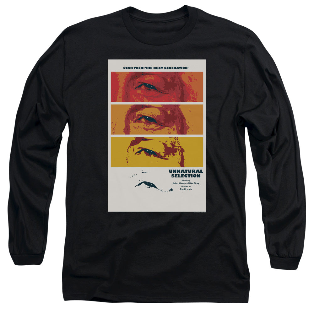 Star Trek Tng Season 2 Episode 7 Mens Long Sleeve Shirt Black Officially Licensed Officially Licensed