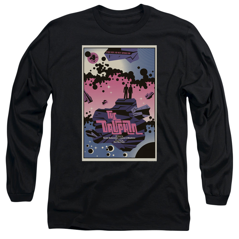 Star Trek Tng Season 2 Episode 10 Mens Long Sleeve Shirt Black Officially Licensed Officially Licensed