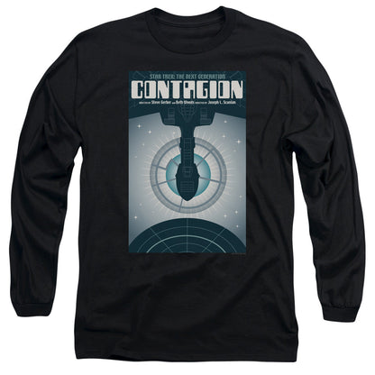 Star Trek Tng Season 2 Episode 11 Mens Long Sleeve Shirt Black Officially Licensed Officially Licensed