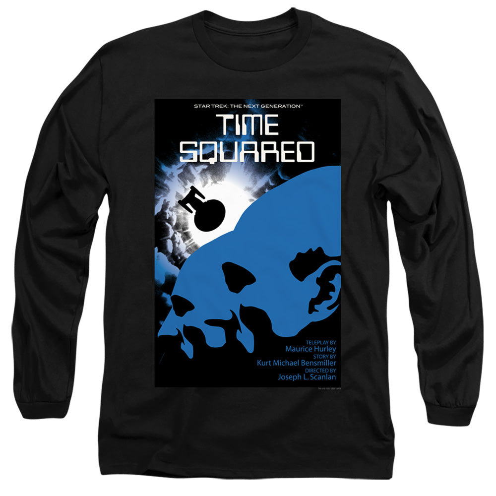 Star Trek Tng Season 2 Episode 13 Mens Long Sleeve Shirt Black Officially Licensed Officially Licensed