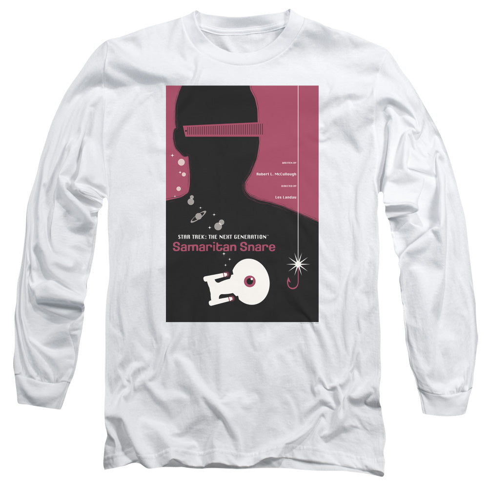 Star Trek Tng Season 2 Episode 17 Mens Long Sleeve Shirt White Officially Licensed Officially Licensed