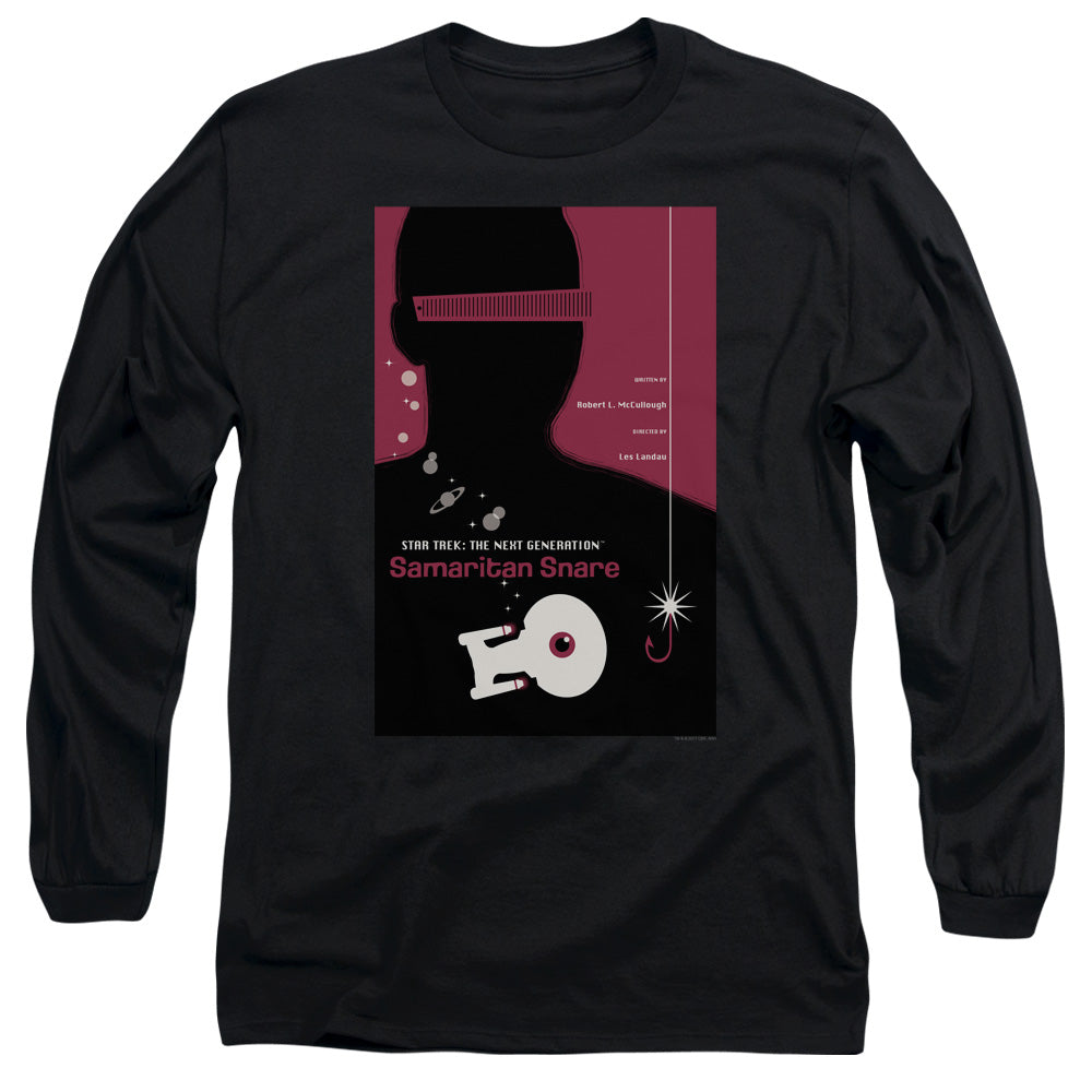 Star Trek Tng Season 2 Episode 17 Mens Long Sleeve Shirt Black Officially Licensed Officially Licensed