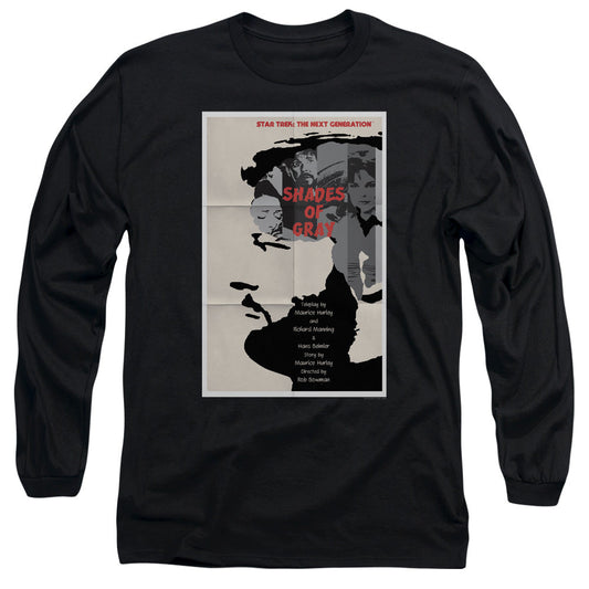 Star Trek Tng Season 2 Episode 22 Mens Long Sleeve Shirt Black Officially Licensed Officially Licensed
