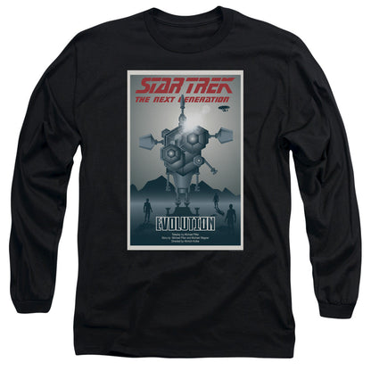 Star Trek Tng Season 3 Episode 1 Mens Long Sleeve Shirt Black Officially Licensed Officially Licensed