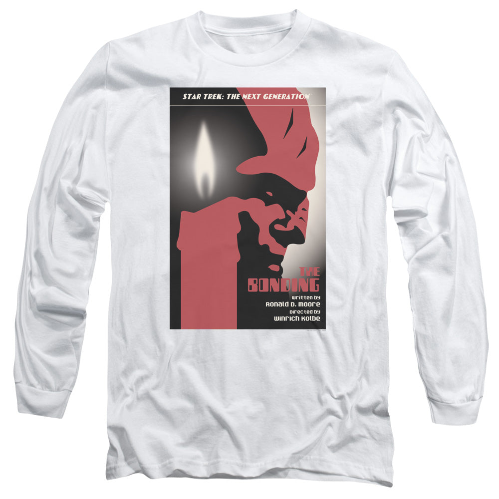 Star Trek Tng Season 3 Episode 5 Mens Long Sleeve Shirt White Officially Licensed Officially Licensed