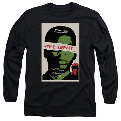 Star Trek Tng Season 3 Episode 7 Mens Long Sleeve Shirt Black Officially Licensed Officially Licensed