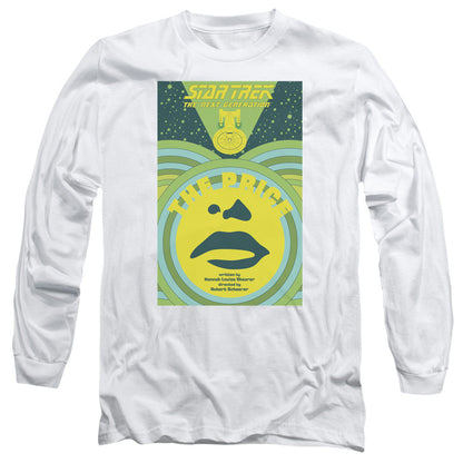 Star Trek Tng Season 3 Episode 8 Mens Long Sleeve Shirt White Officially Licensed Officially Licensed