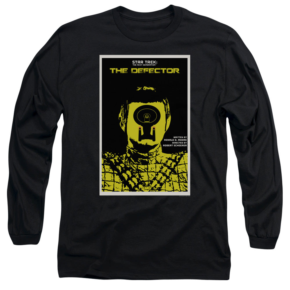 Star Trek Tng Season 3 Episode 10 Mens Long Sleeve Shirt Black Officially Licensed Officially Licensed