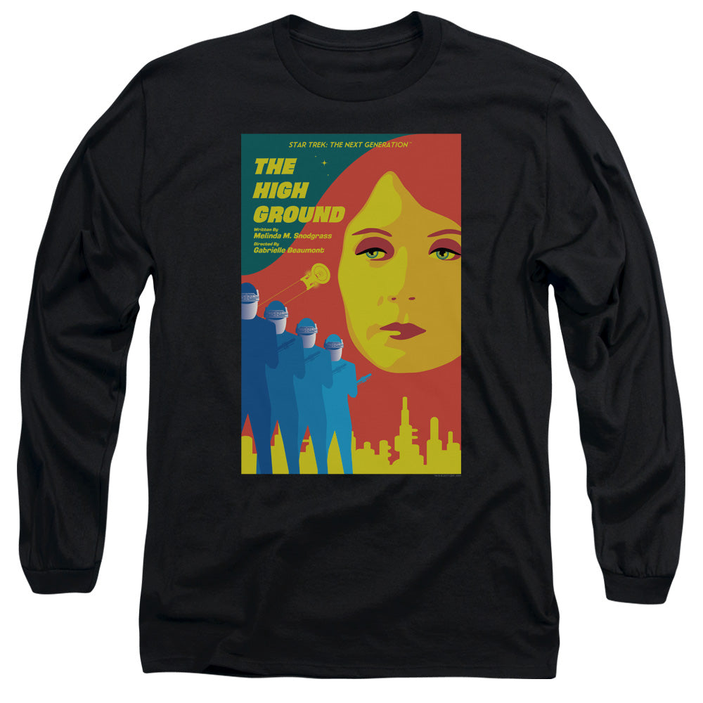 Star Trek Tng Season 3 Episode 12 Mens Long Sleeve Shirt Black Officially Licensed Officially Licensed