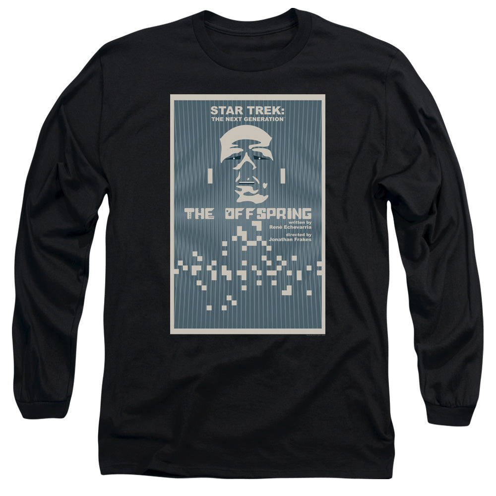 Star Trek Tng Season 3 Episode 16 Mens Long Sleeve Shirt Black Officially Licensed Officially Licensed