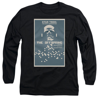 Star Trek Tng Season 3 Episode 16 Mens Long Sleeve Shirt Black Officially Licensed Officially Licensed