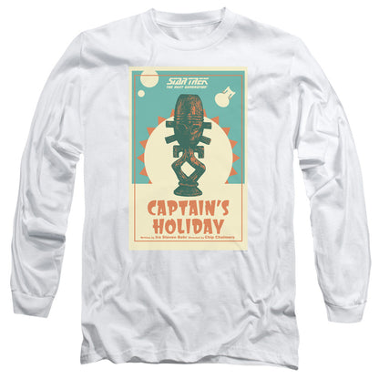 Star Trek Tng Season 3 Episode 19 Mens Long Sleeve Shirt White Officially Licensed Officially Licensed