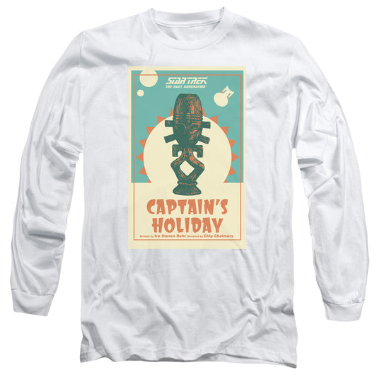 Star Trek Tng Season 3 Episode 19 Mens Long Sleeve Shirt White Officially Licensed Officially Licensed