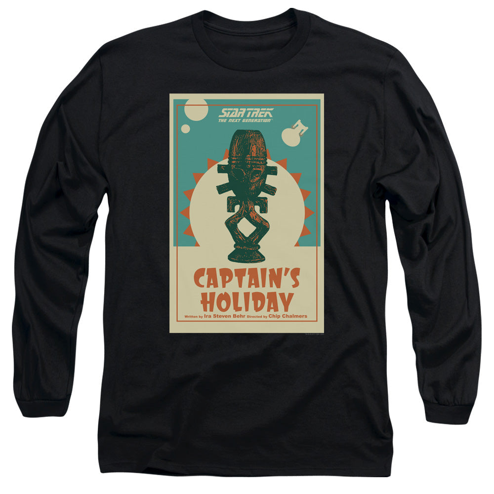 Star Trek Tng Season 3 Episode 19 Mens Long Sleeve Shirt Black Officially Licensed Officially Licensed