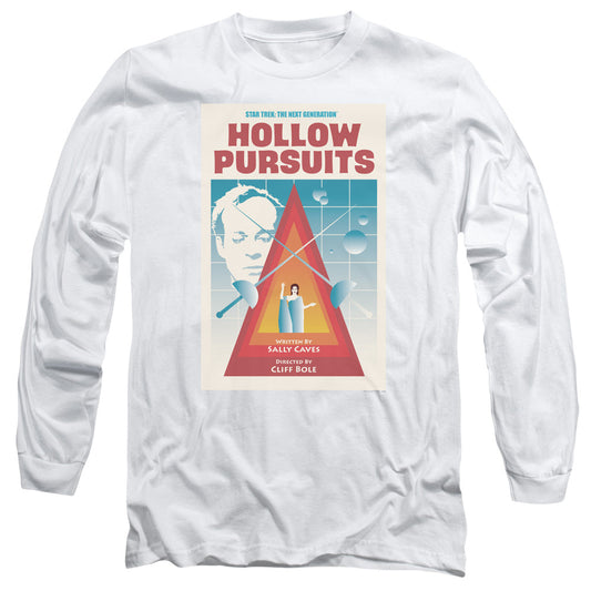 Star Trek Tng Season 3 Episode 21 Mens Long Sleeve Shirt White Officially Licensed Officially Licensed