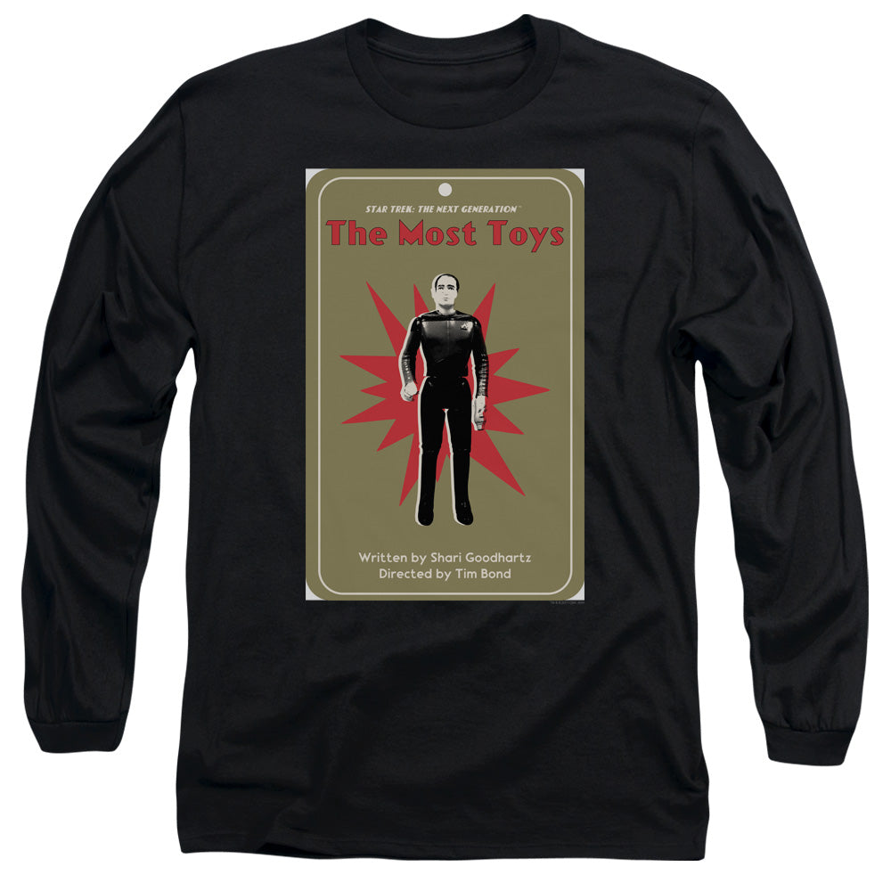 Star Trek Tng Season 3 Episode 22 Mens Long Sleeve Shirt Black Officially Licensed Officially Licensed
