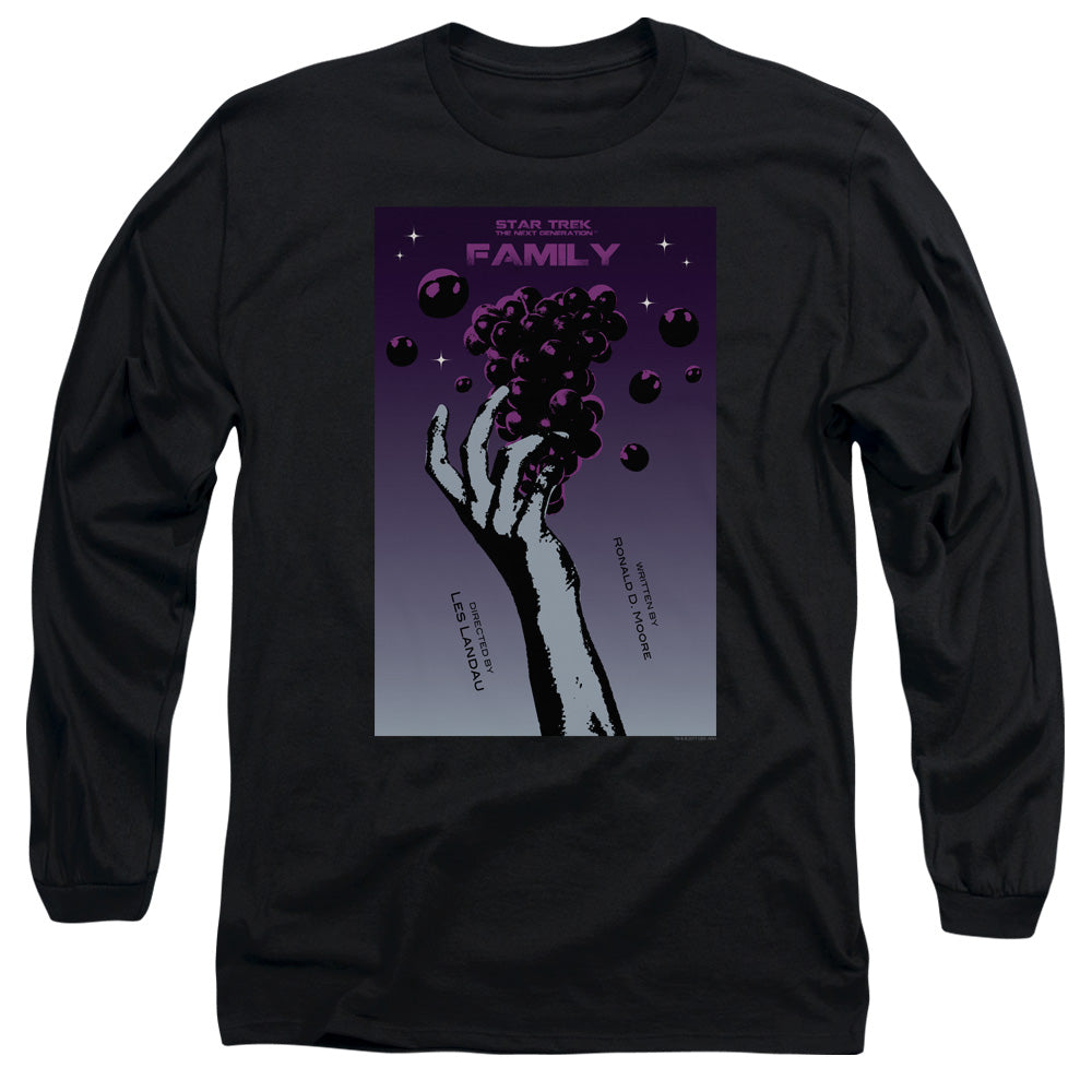 Star Trek Tng Season 4 Episode 2 Mens Long Sleeve Shirt Black Officially Licensed Officially Licensed