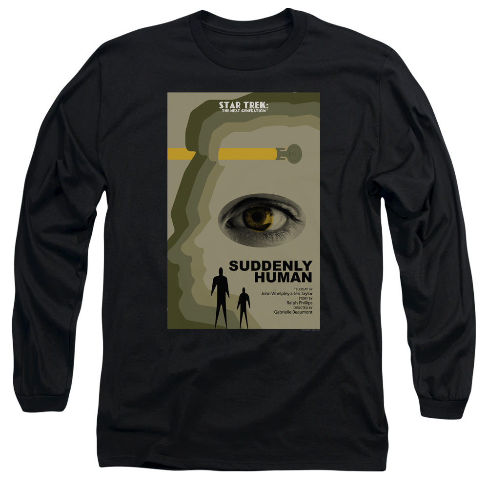 Star Trek Tng Season 4 Episode 4 Mens Long Sleeve Shirt Black Officially Licensed Officially Licensed