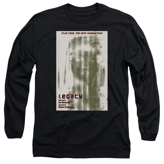 Star Trek Tng Season 4 Episode 6 Mens Long Sleeve Shirt Black Officially Licensed Officially Licensed