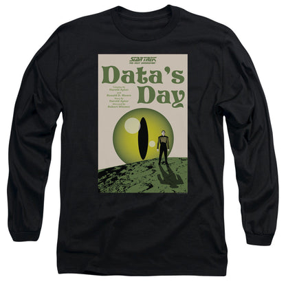 Star Trek Tng Season 4 Episode 11 Mens Long Sleeve Shirt Black Officially Licensed Officially Licensed
