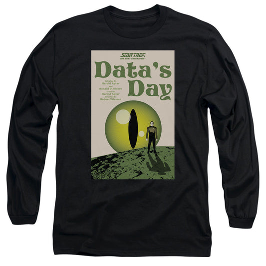 Star Trek Tng Season 4 Episode 11 Mens Long Sleeve Shirt Black Officially Licensed Officially Licensed