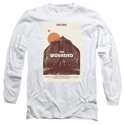 Star Trek Tng Season 4 Episode 12 Mens Long Sleeve Shirt White Officially Licensed Officially Licensed