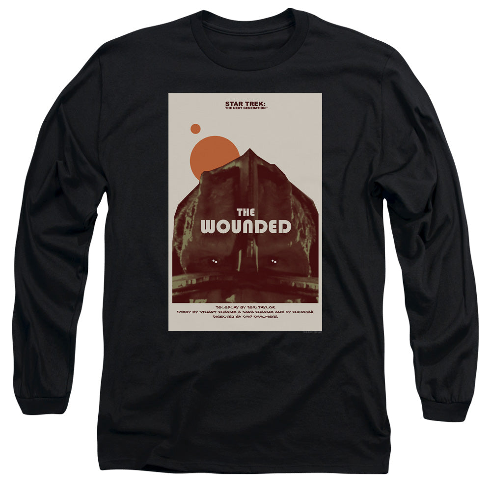Star Trek Tng Season 4 Episode 12 Mens Long Sleeve Shirt Black Officially Licensed Officially Licensed