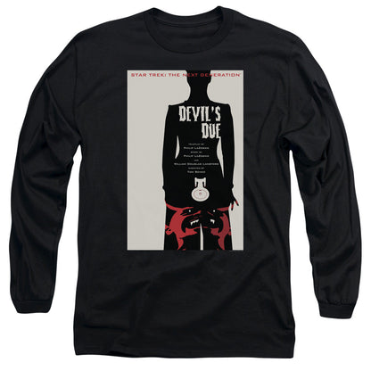 Star Trek Tng Season 4 Episode 13 Mens Long Sleeve Shirt Black Officially Licensed Officially Licensed