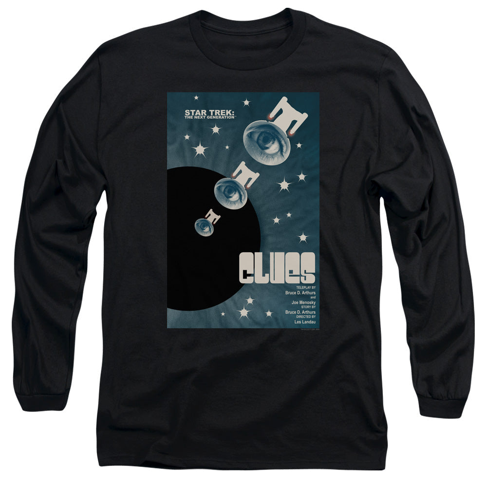 Star Trek Tng Season 4 Episode 14 Mens Long Sleeve Shirt Black Officially Licensed Officially Licensed