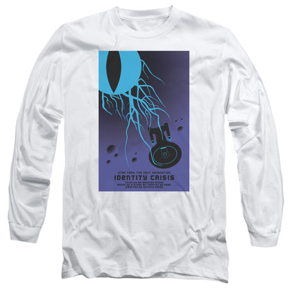 Star Trek Tng Season 4 Episode 18 Mens Long Sleeve Shirt White Officially Licensed Officially Licensed