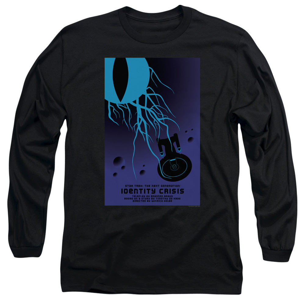 Star Trek Tng Season 4 Episode 18 Mens Long Sleeve Shirt Black Officially Licensed Officially Licensed