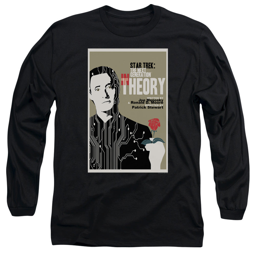 Star Trek Tng Season 4 Episode 25 Mens Long Sleeve Shirt Black Officially Licensed Officially Licensed