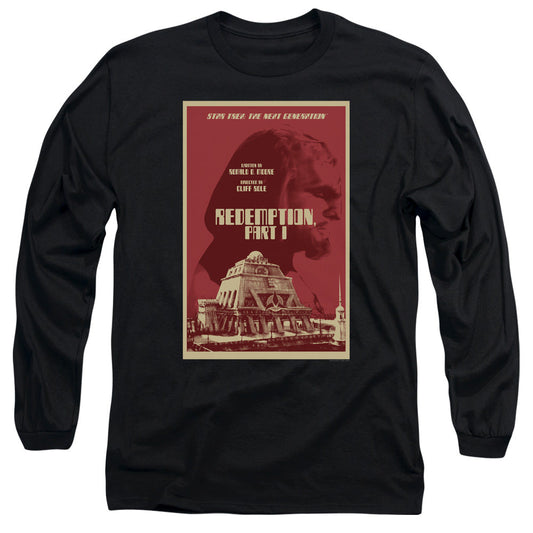 Star Trek Tng Season 4 Episode 26 Mens Long Sleeve Shirt Black Officially Licensed Officially Licensed