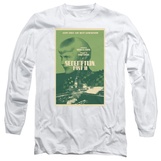 Star Trek Tng Season 5 Episode 1 Mens Long Sleeve Shirt White Officially Licensed Officially Licensed