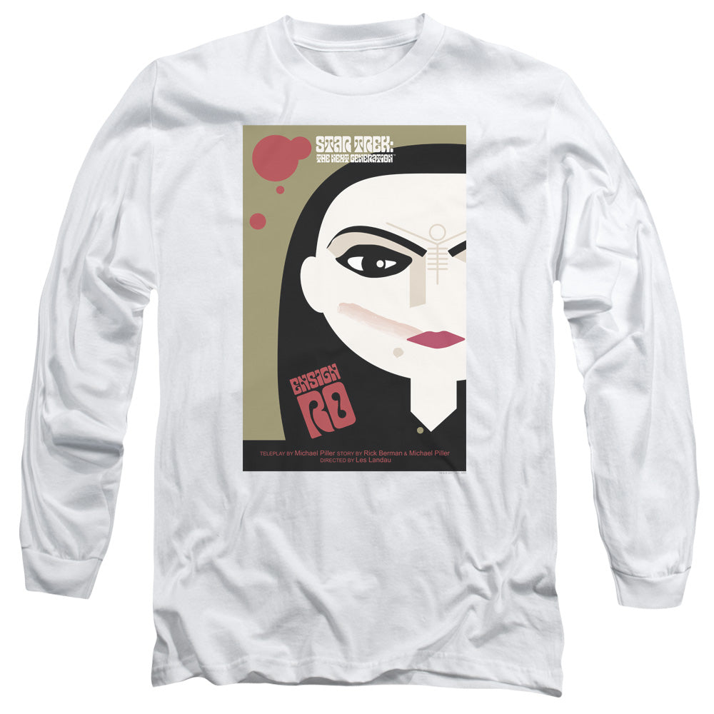 Star Trek Tng Season 5 Episode 3 Mens Long Sleeve Shirt White Officially Licensed Officially Licensed