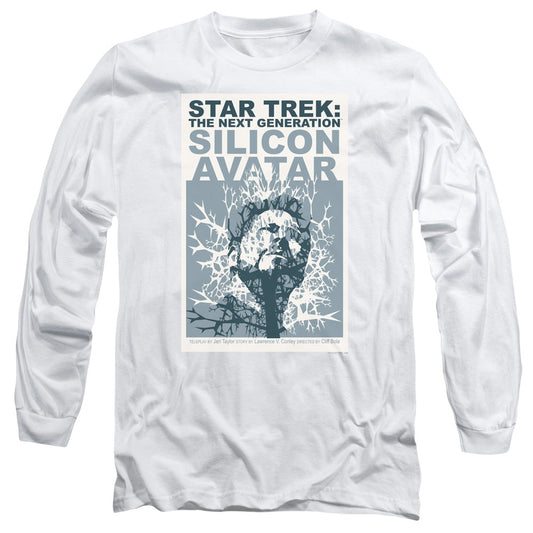 Star Trek Tng Season 5 Episode 4 Mens Long Sleeve Shirt White Officially Licensed Officially Licensed