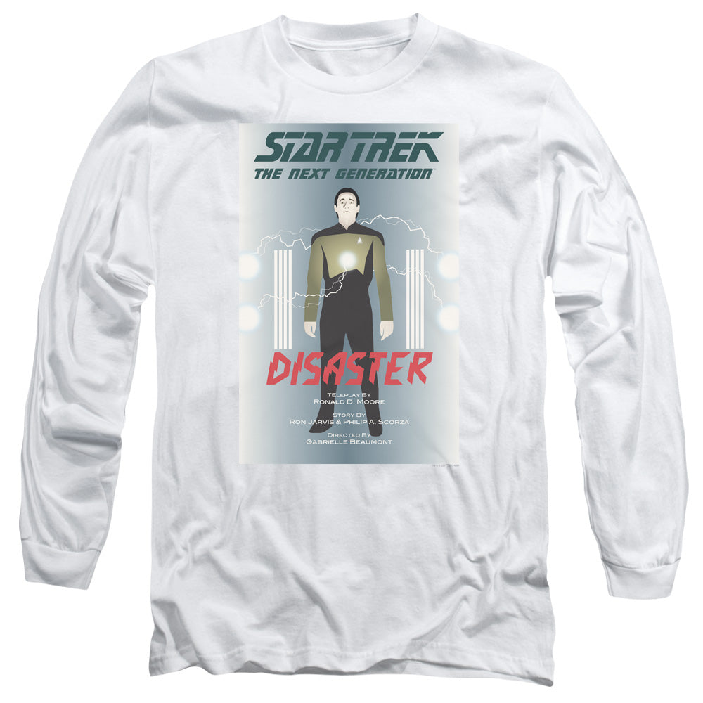 Star Trek Tng Season 5 Episode 5 Mens Long Sleeve Shirt White Officially Licensed Officially Licensed