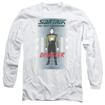 Star Trek Tng Season 5 Episode 5 Mens Long Sleeve Shirt White Officially Licensed Officially Licensed